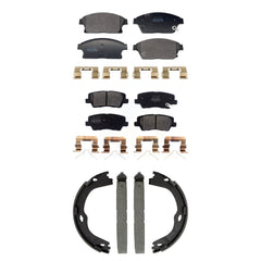 Transit Auto KFN-100901 Disc Brake Pad for 2017-2018 Cadillac ATS - Front and Rear