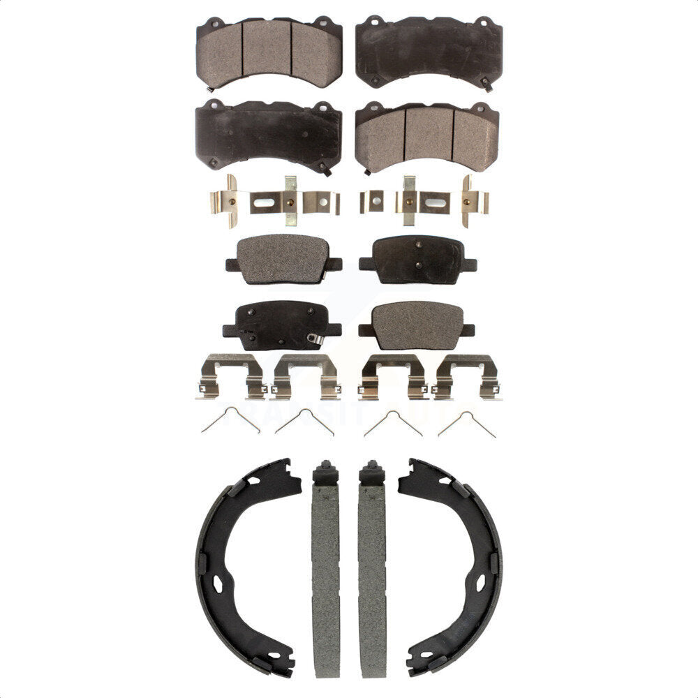 Transit Auto KFN-100902 Disc Brake Pad for 2019-2021 Chevrolet Camaro - Front and Rear