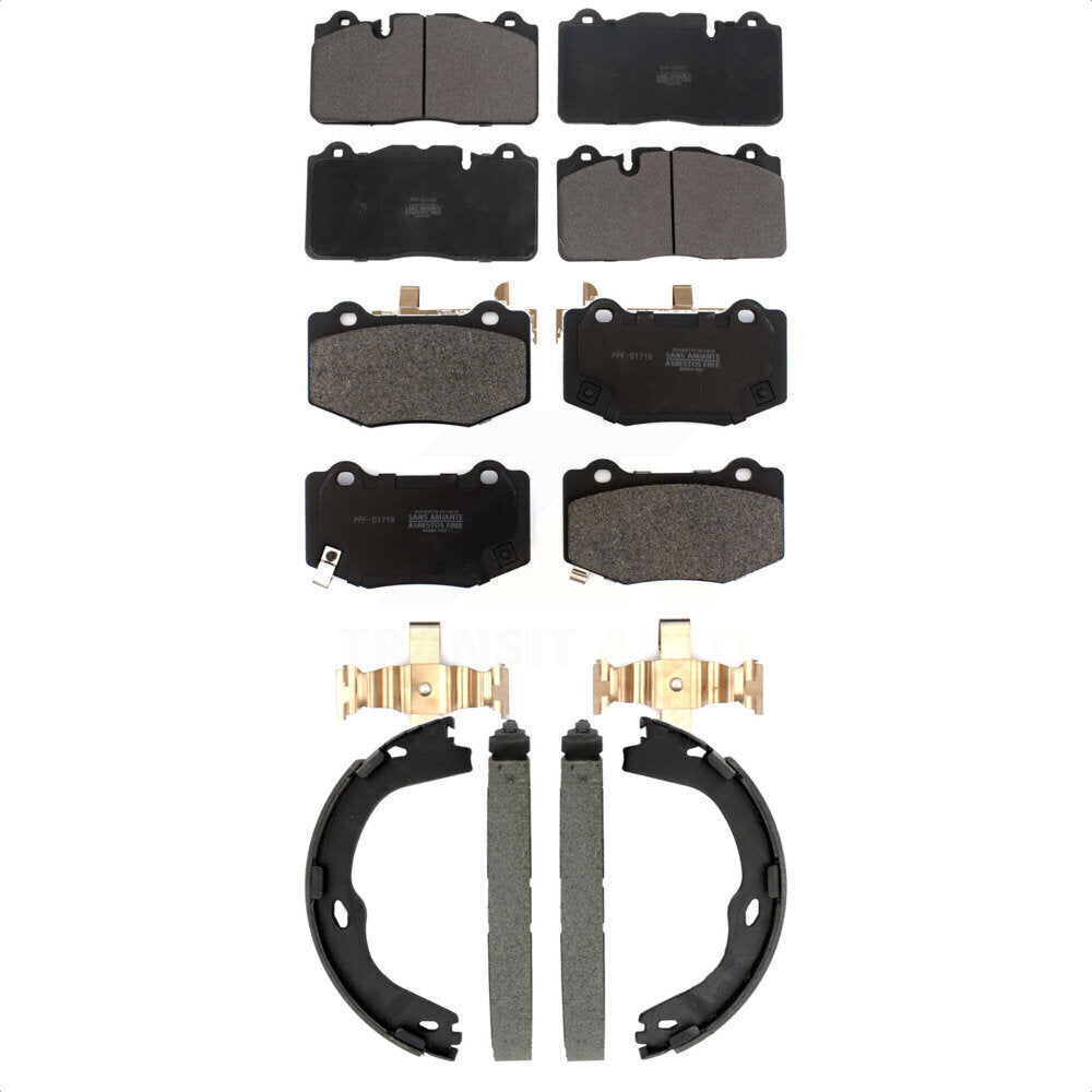 Transit Auto KFN-100903 Disc Brake Pad for 2019 Chevrolet Corvette - Front and Rear