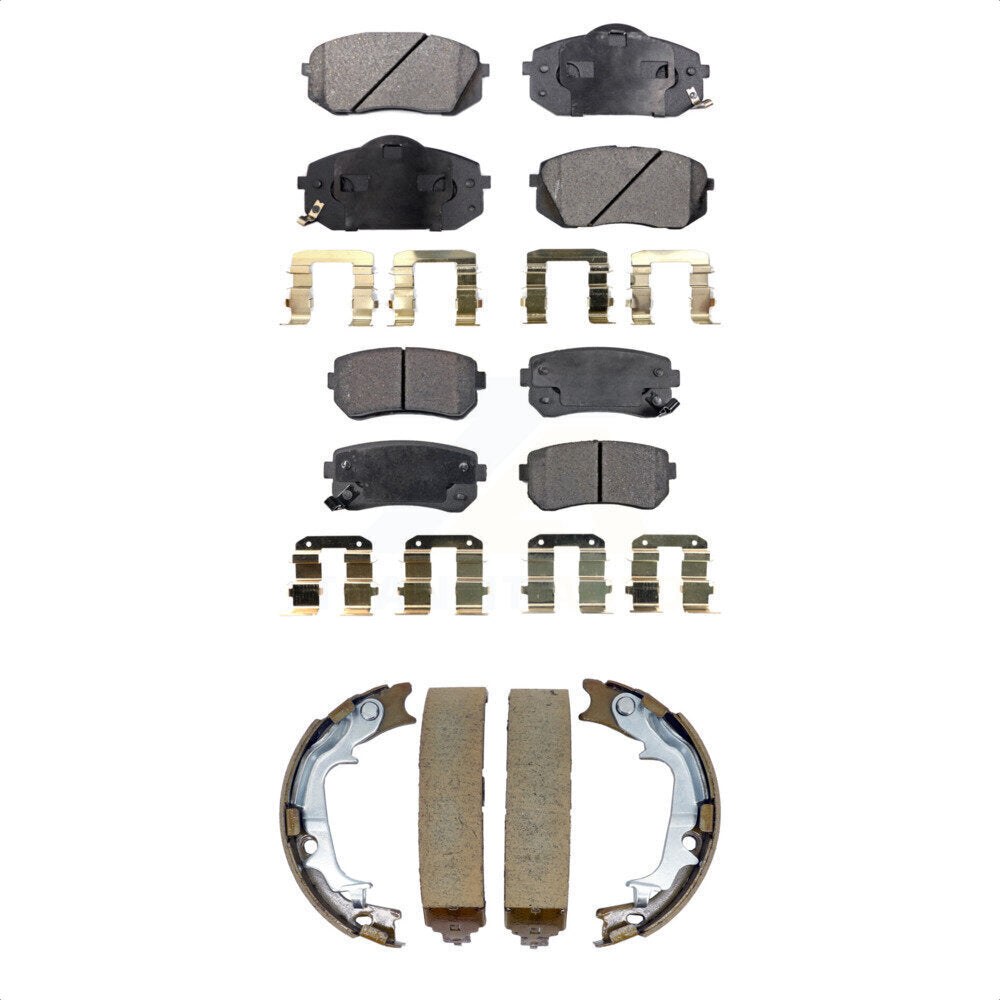 Transit Auto KFN-100905 Disc Brake Pad for 2010-2016 Kia Sportage, Hyundai Tucson - Front and Rear