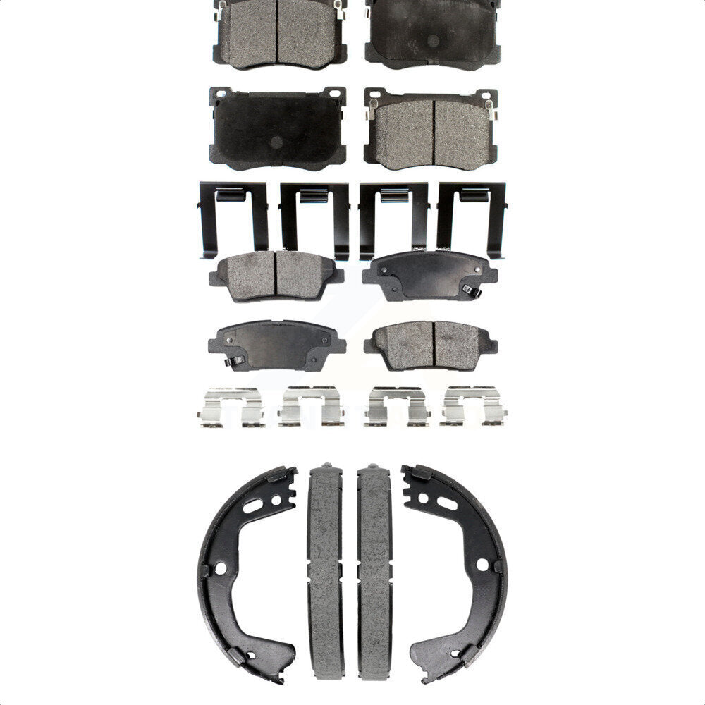Transit Auto KFN-100906 Disc Brake Pad for 2015-2017 Genesis G80, Hyundai Genesis - Front and Rear