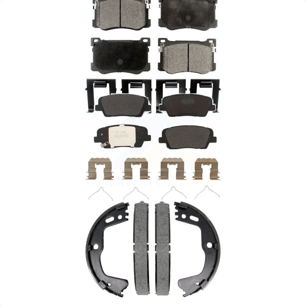 Transit Auto KFN-100907 Disc Brake Pad for 2018-2020 Genesis G80 - Front and Rear