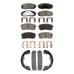 Transit Auto KFN-100909 Disc Brake Pad for 2015-2021 Kia Sedona - Front and Rear