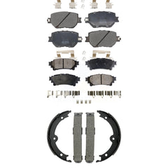 Transit Auto KFN-100913 Disc Brake Pad for 2014-2015 Lexus IS250 - Front and Rear