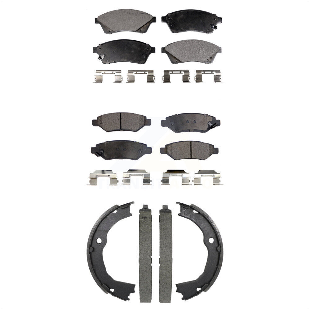 Transit Auto KFN-100917 Disc Brake Pad for 2010-2016 Cadillac SRX - Front and Rear
