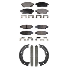 Transit Auto KFN-100917 Disc Brake Pad for 2010-2016 Cadillac SRX - Front and Rear