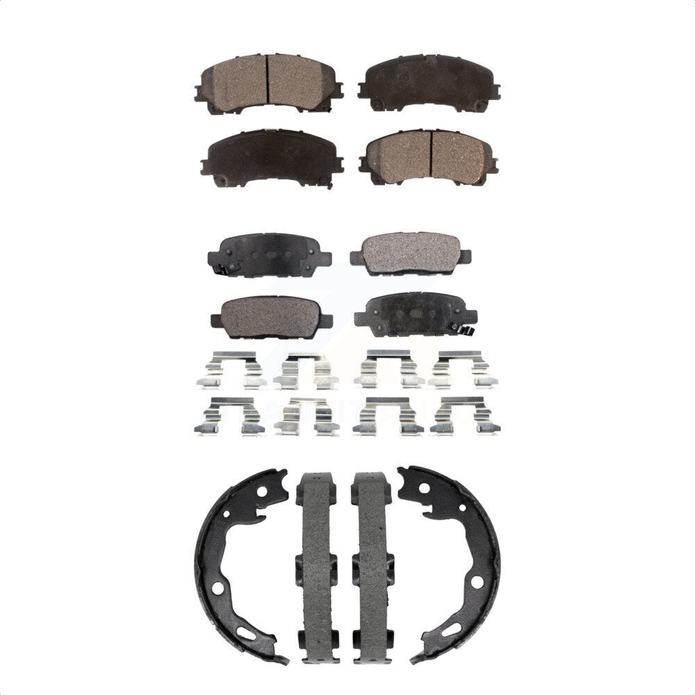 Transit Auto KFN-100918 Disc Brake Pad for 2014-2019 Nissan Rogue - Front and Rear