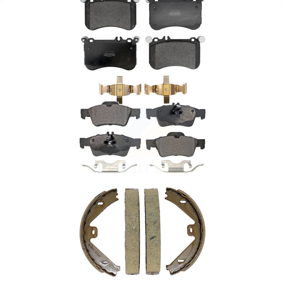 Transit Auto KFN-100927 Disc Brake Pad for 2012-2018 Mercedes-Benz CLS550, Mercedes-Benz E550 - Front and Rear