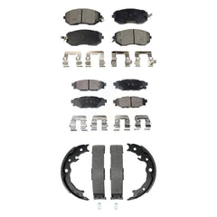 Transit Auto KFN-100928 Disc Brake Pad for 2012-2018 Subaru Crosstrek, Subaru Impreza and More - Front and Rear