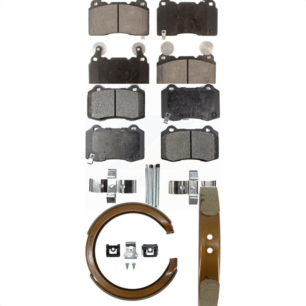Transit Auto KFN-100929 Disc Brake Pad for 2015-2017 Chevrolet SS - Front and Rear