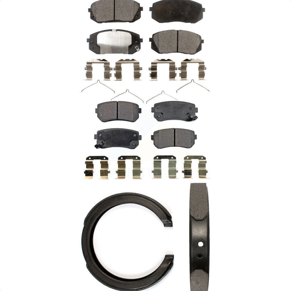 Transit Auto KFN-100931 Disc Brake Pad for 2016 Hyundai Sonata - Front and Rear