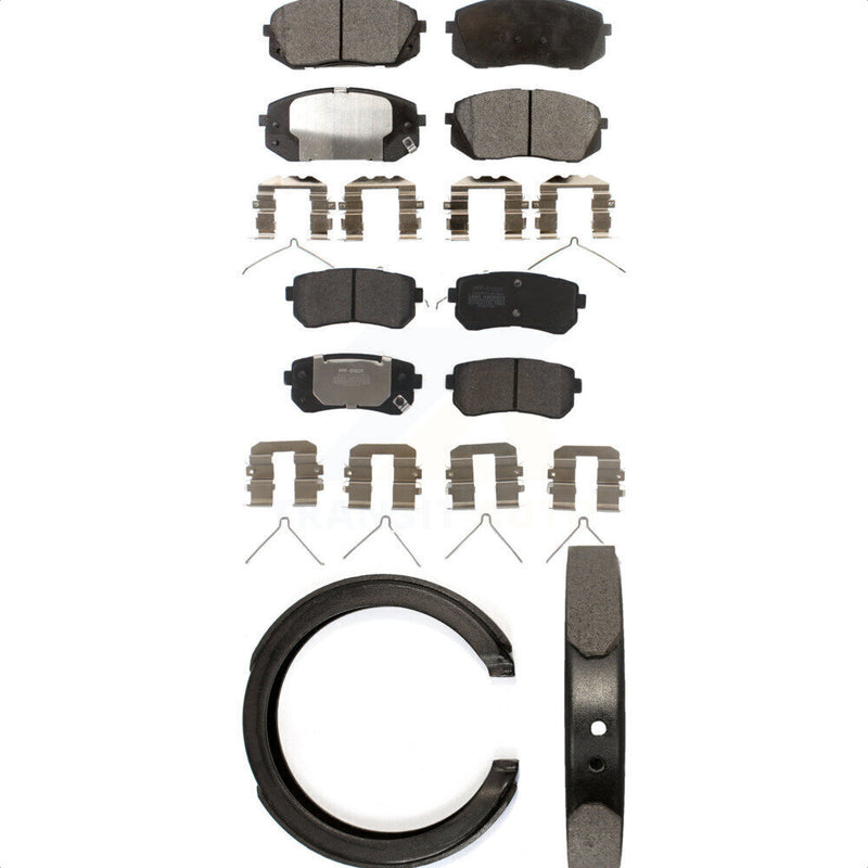 Transit Auto KFN-100932 Disc Brake Pad for 2016-2020 Kia Optima - Front and Rear