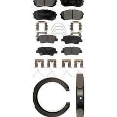 Transit Auto KFN-100934 Disc Brake Pad for 2016 Kia Optima - Front and Rear