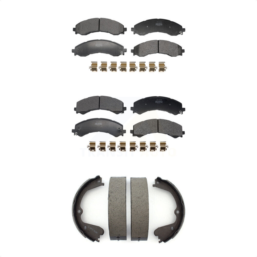 Transit Auto KFN-100937 Disc Brake Pad for 2021-2023 Chevrolet Express 3500, GMC Savana 3500 and More - Front and Rear