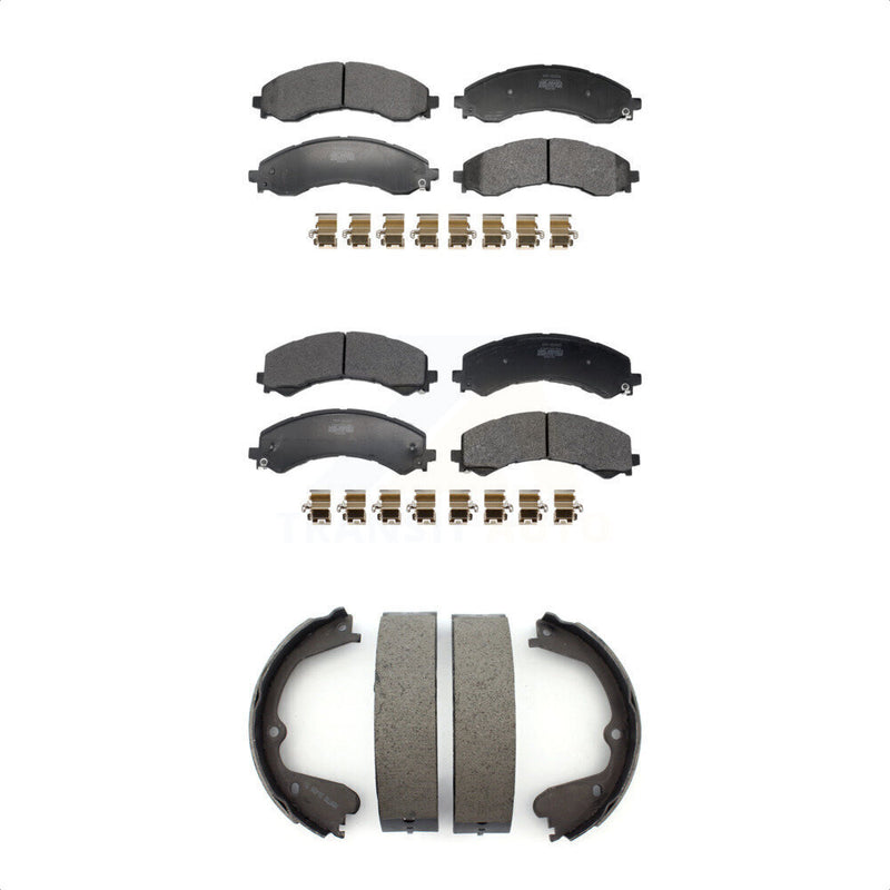 Transit Auto KFN-100937 Disc Brake Pad for 2021-2023 Chevrolet Express 3500, GMC Savana 3500 and More - Front and Rear