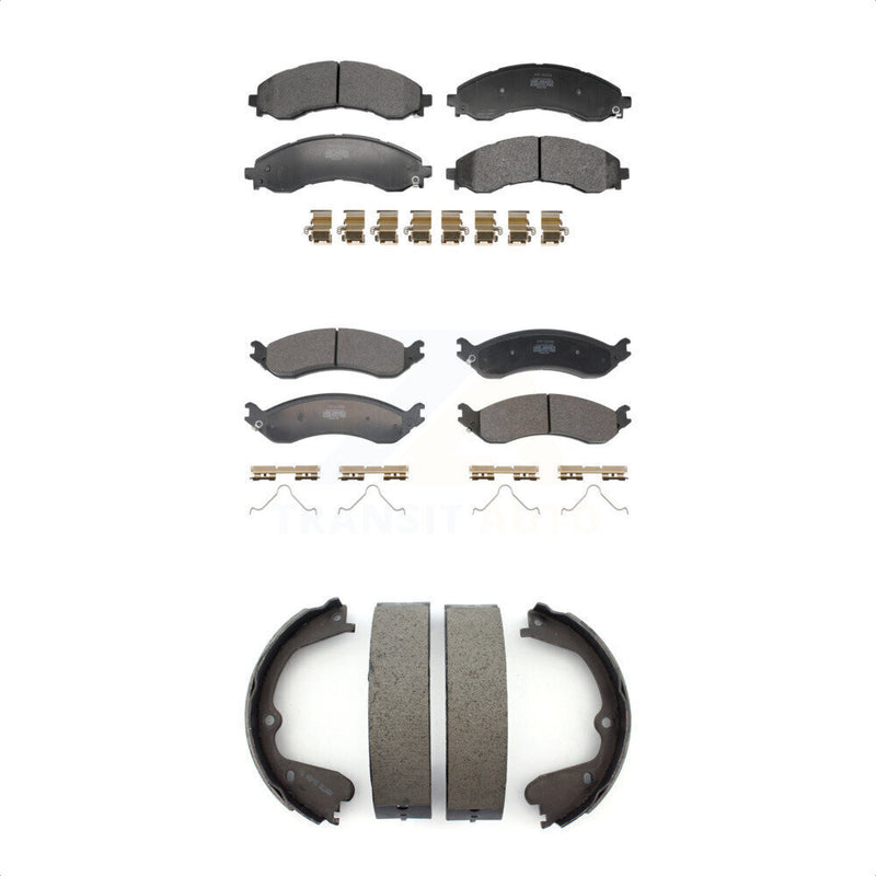 Transit Auto KFN-100941 Disc Brake Pad for 2021-2022 Chevrolet Express 4500, GMC Savana 4500 - Front and Rear