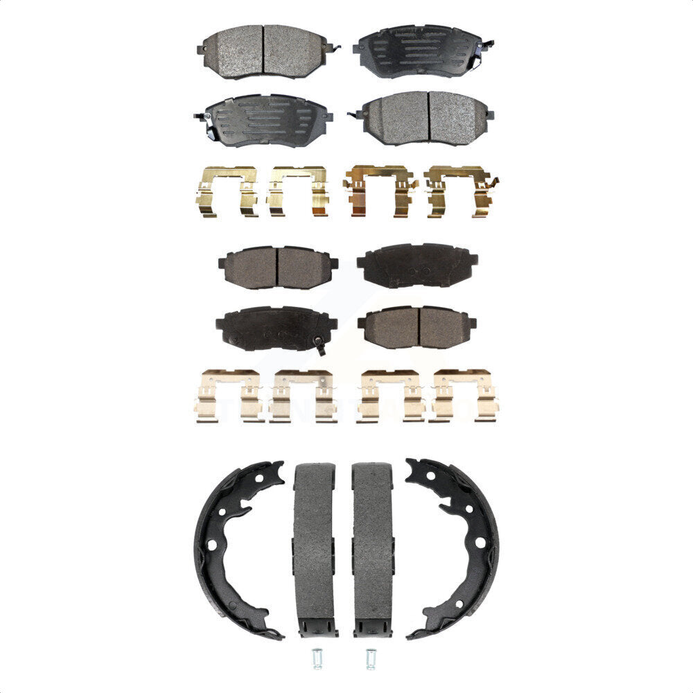 Transit Auto KFN-100942 Disc Brake Pad for 2014-2018 Subaru Forester - Front and Rear