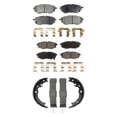 Transit Auto KFN-100942 Disc Brake Pad for 2014-2018 Subaru Forester - Front and Rear