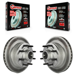 Genius KG-100004 Disc Brake Rotor and Hub Assembly for 1995-2007 Ford E-150, Ford E-350 Econoline and More - Front
