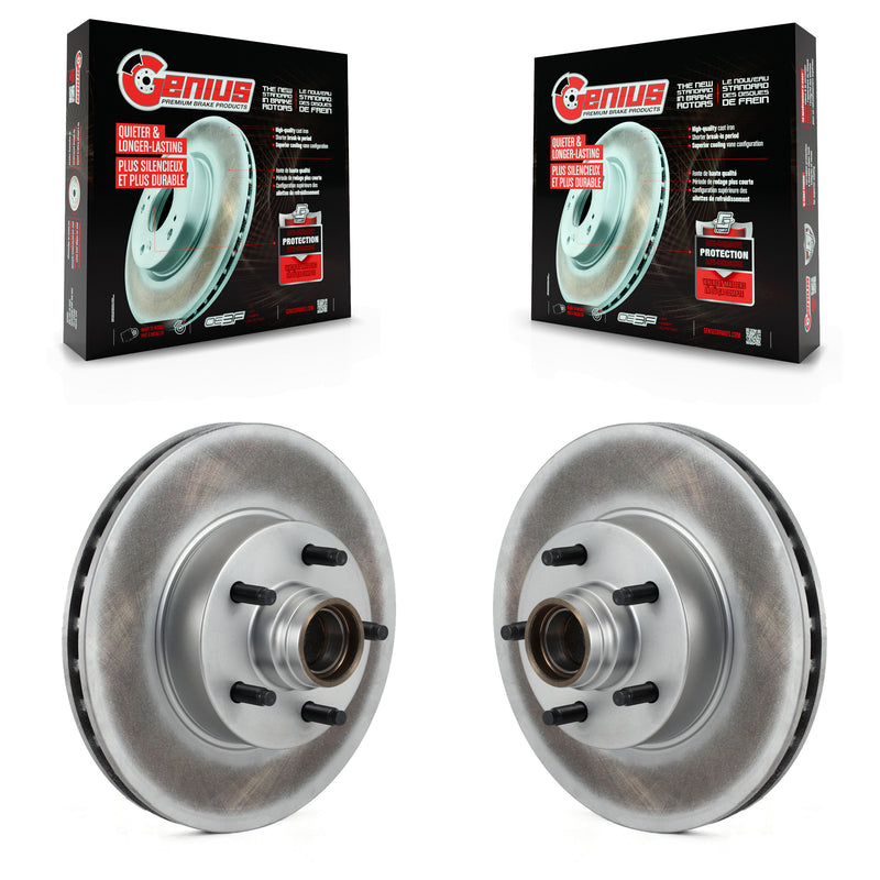 Genius KG-100010 Disc Brake Rotor and Hub Assembly for 2010-2011 Ford Ranger - Front