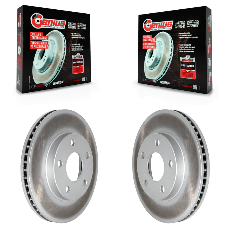 Genius KG-100015 Disc Brake Rotor for 1997-2005 Chevrolet Classic, Oldsmobile Alero and More - Front