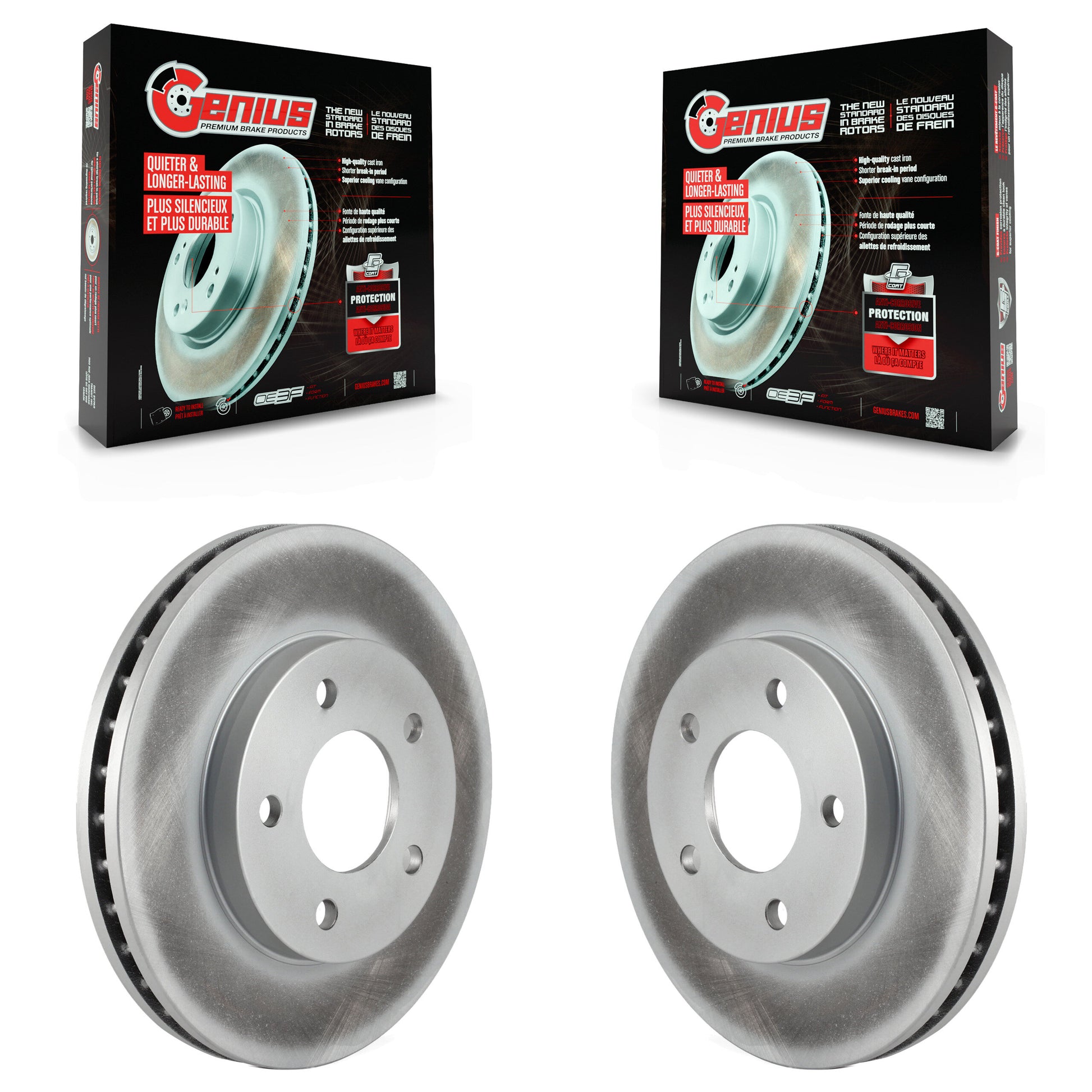 Genius KG-100020 Disc Brake Rotor for 2001-2007 Buick Rendezvous, Pontiac Aztek - Front