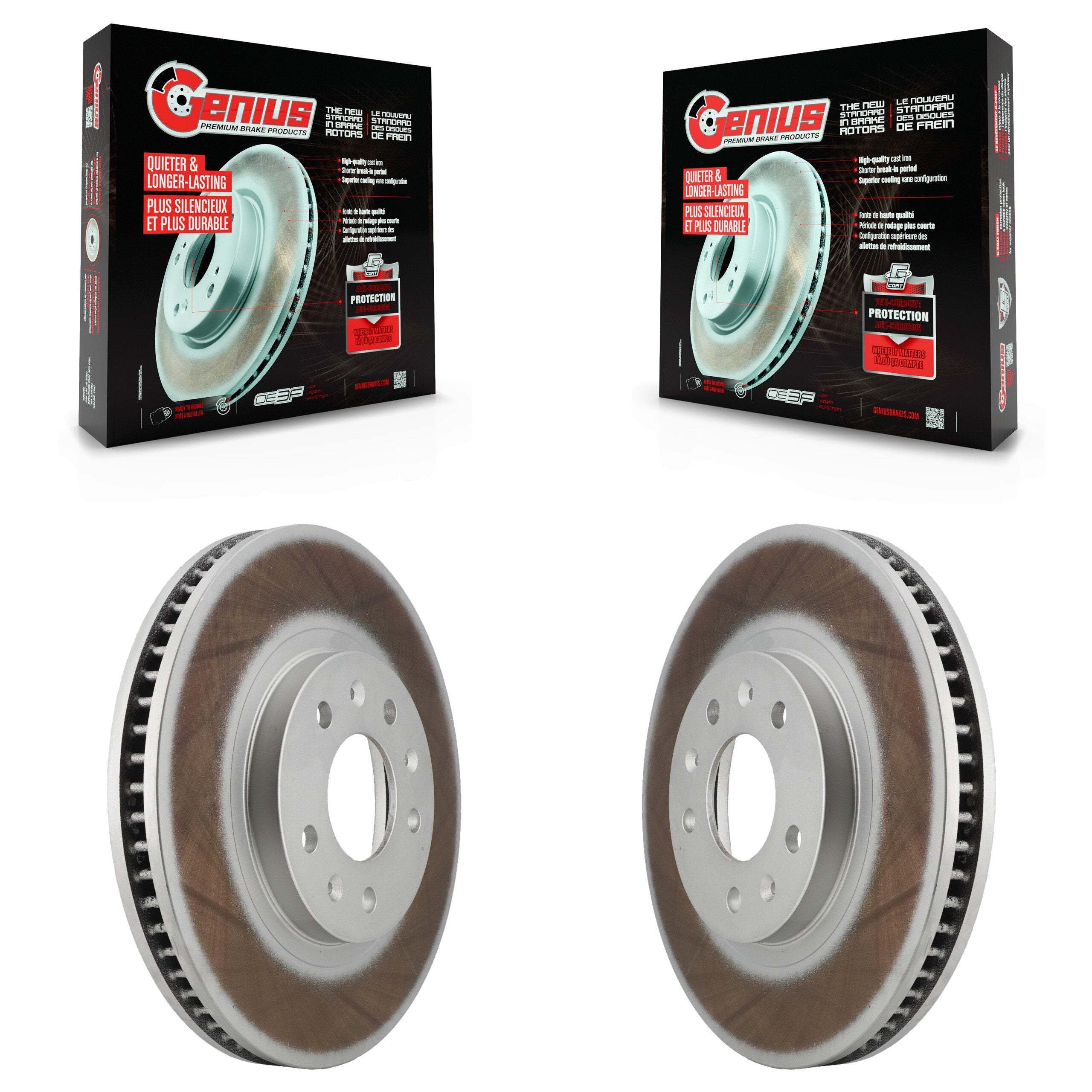 Genius KG-100026 Disc Brake Rotor for 2003-2007 Cadillac CTS - Front