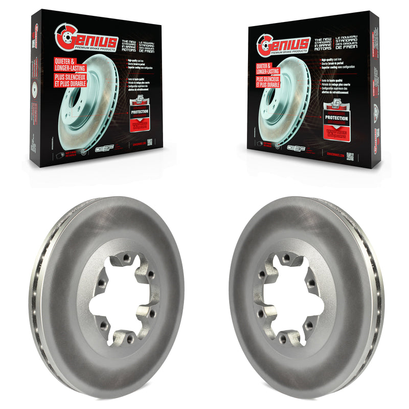 Genius KG-100031 Disc Brake Rotor for 2004-2008 Isuzu i-290, Isuzu i-370 and More - Front
