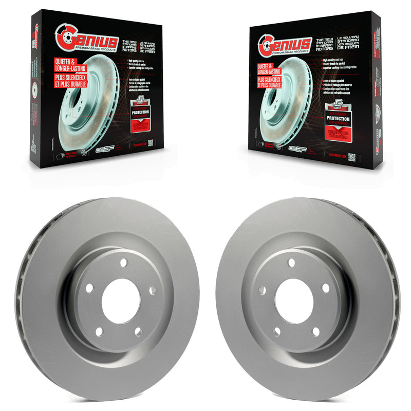 Genius KG-100033 Disc Brake Rotor for 2004-2013 Cadillac XLR, Chevrolet Corvette - Front