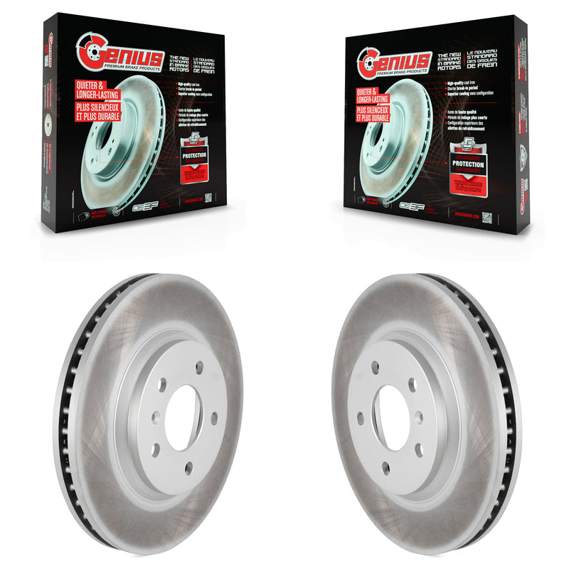 Genius KG-100043 Disc Brake Rotor for 2006-2016 Chevrolet Impala Limited, Chevrolet Impala and More - Front