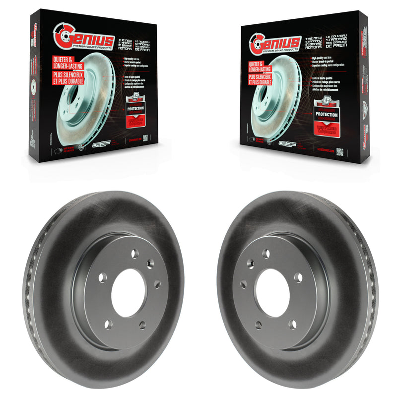 Genius KG-100046 Disc Brake Rotor for 2007-2015 Chevrolet Captiva Sport, Saturn Vue and More - Front