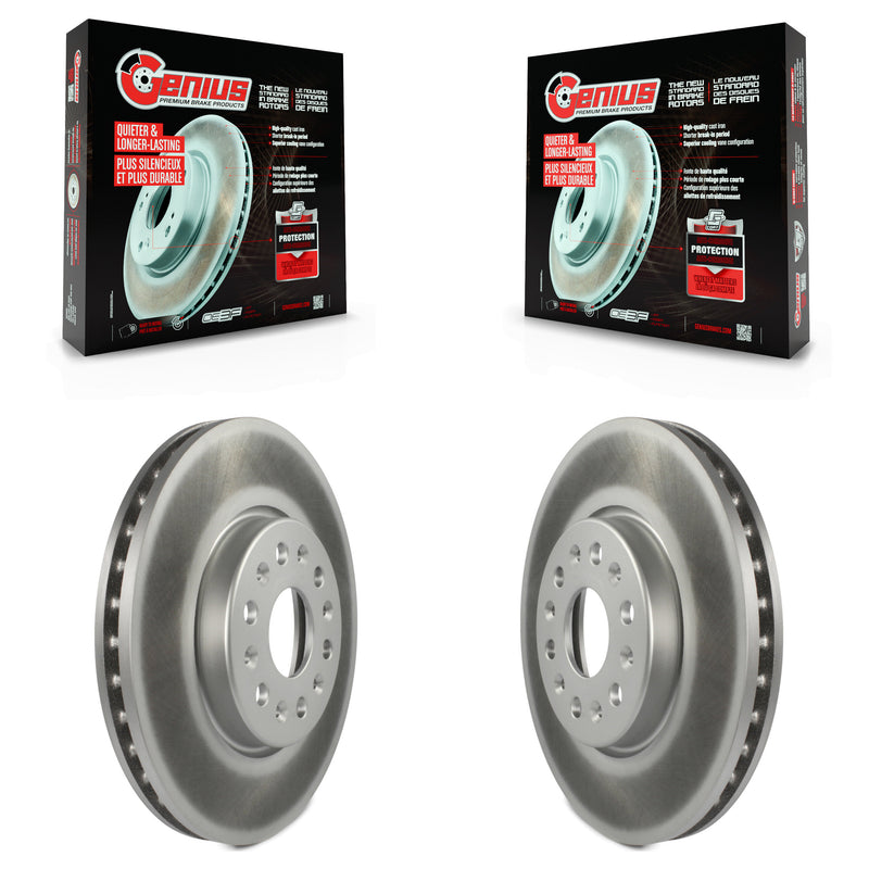 Genius KG-100063 Disc Brake Rotor for 2017-2025 Chevrolet Equinox EV, Buick Enclave and More - Front