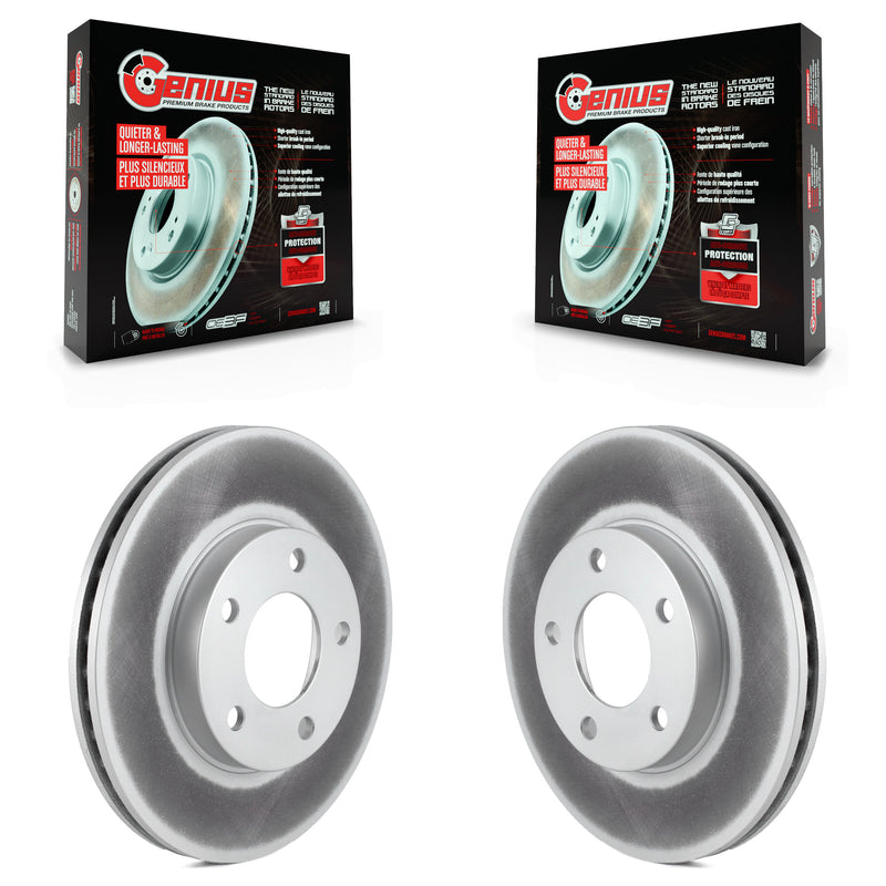Genius KG-100074 Disc Brake Rotor for 2001-2007 Mercury Mariner, Ford Escape, Mazda Tribute - Front