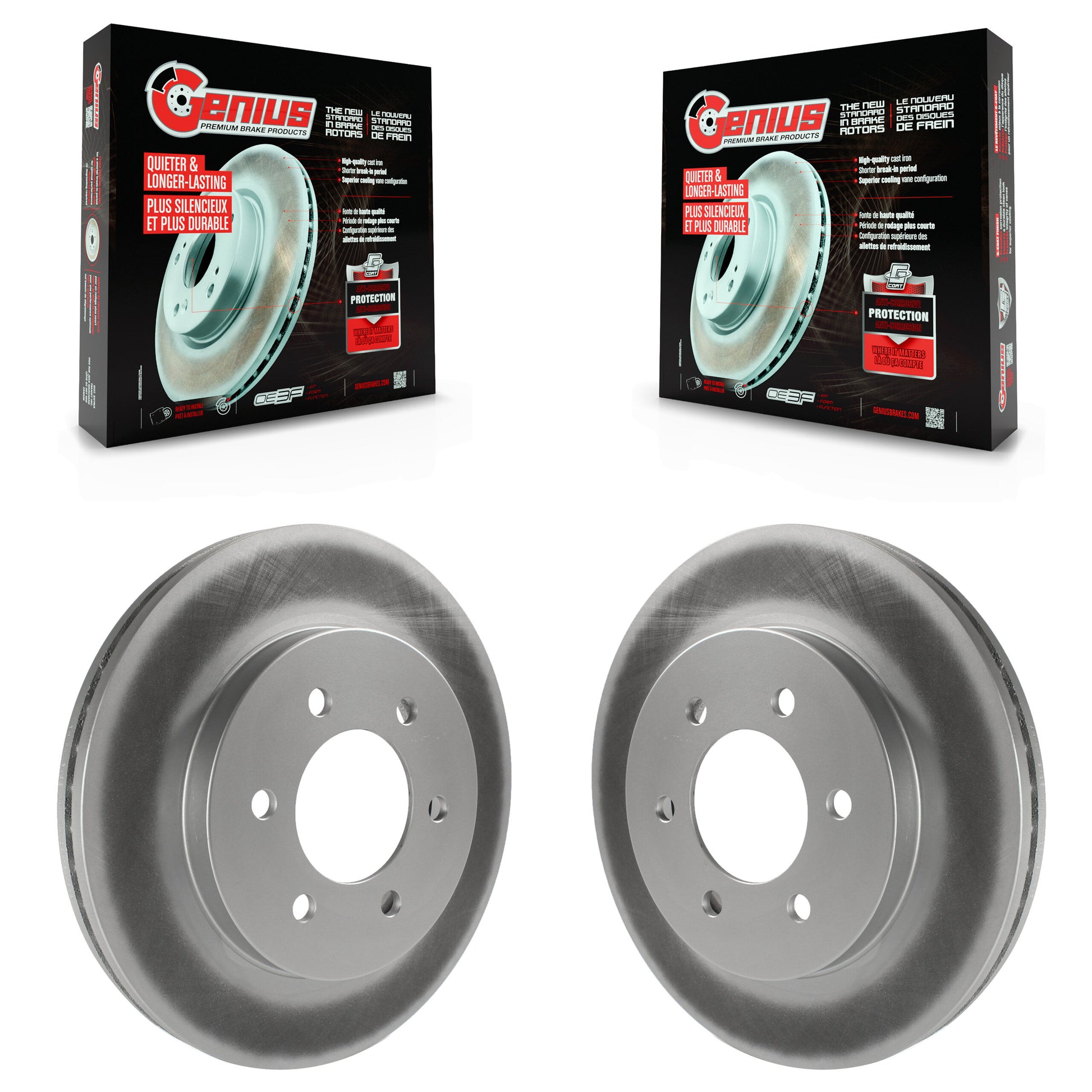 Genius KG-100078 Disc Brake Rotor for 2004-2008 Lincoln Mark LT, Ford F-150 - Front