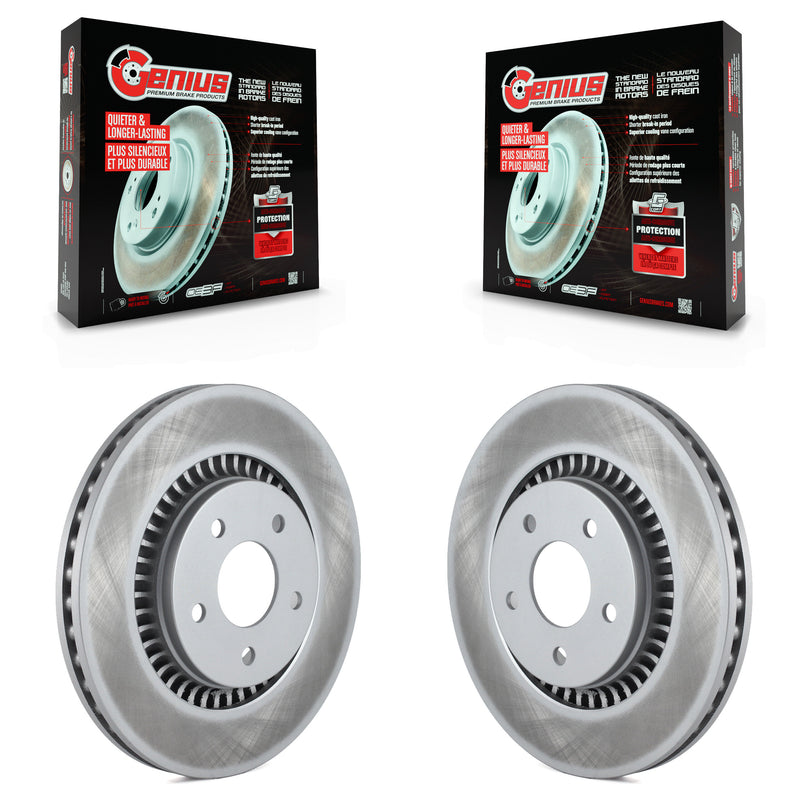 Genius KG-100083 Disc Brake Rotor for 2005-2009 Ford Taurus, Ford Taurus X and More - Front