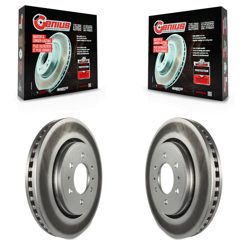 Genius KG-100091 Disc Brake Rotor for 2007-2021 Ford F-150, Ford Expedition, Lincoln Navigator - Front