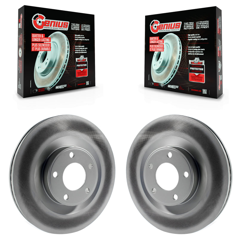 Genius KG-100092 Disc Brake Rotor for 2007-2015 Ford Edge, Lincoln MKX - Front