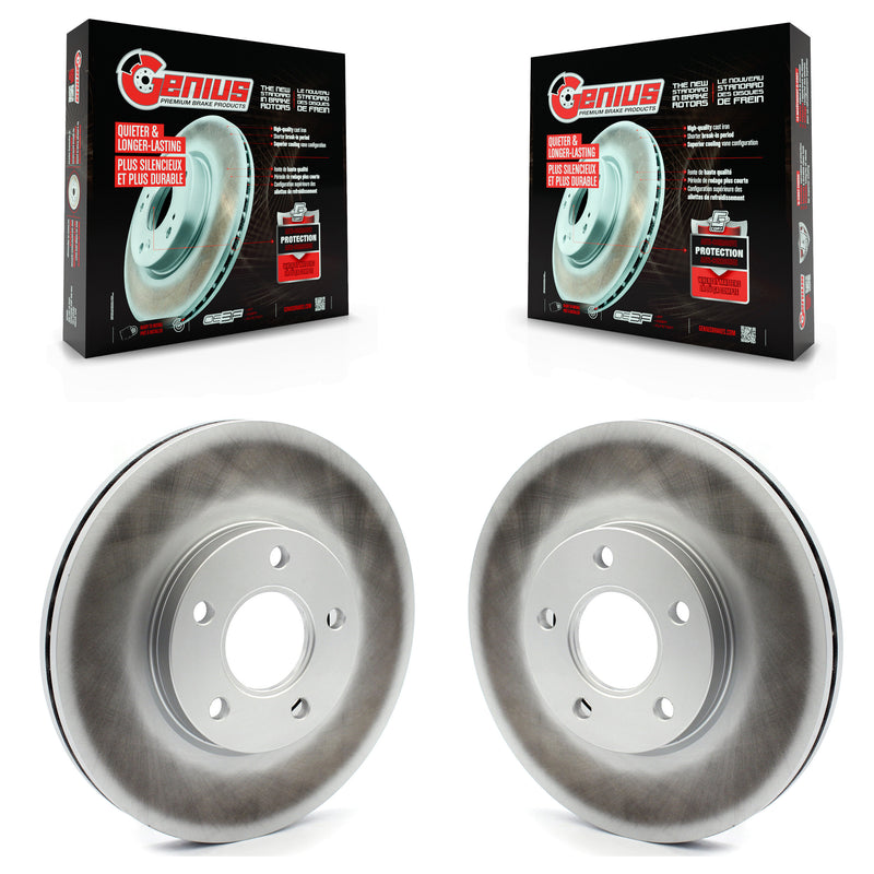 Genius KG-100098 Disc Brake Rotor for 2010-2013 Ford Transit Connect - Front