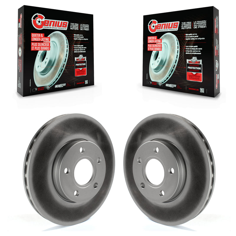 Genius KG-100102 Disc Brake Rotor for 2012-2018 Ford C-Max, Ford Focus - Front