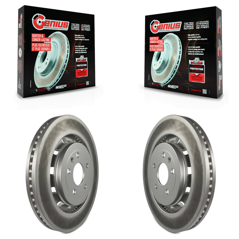 Genius KG-100103 Disc Brake Rotor for 2012-2019 Ford Explorer, Ford Special Service Police Sedan and More - Front