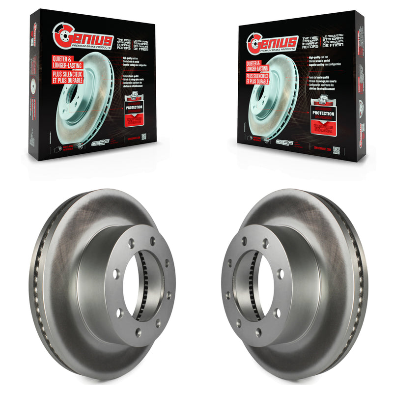 Genius KG-100106 Disc Brake Rotor for 2013-2024 Ford F-350 Super Duty, Ford F-250 Super Duty, Ford F-450 Super Duty - Front