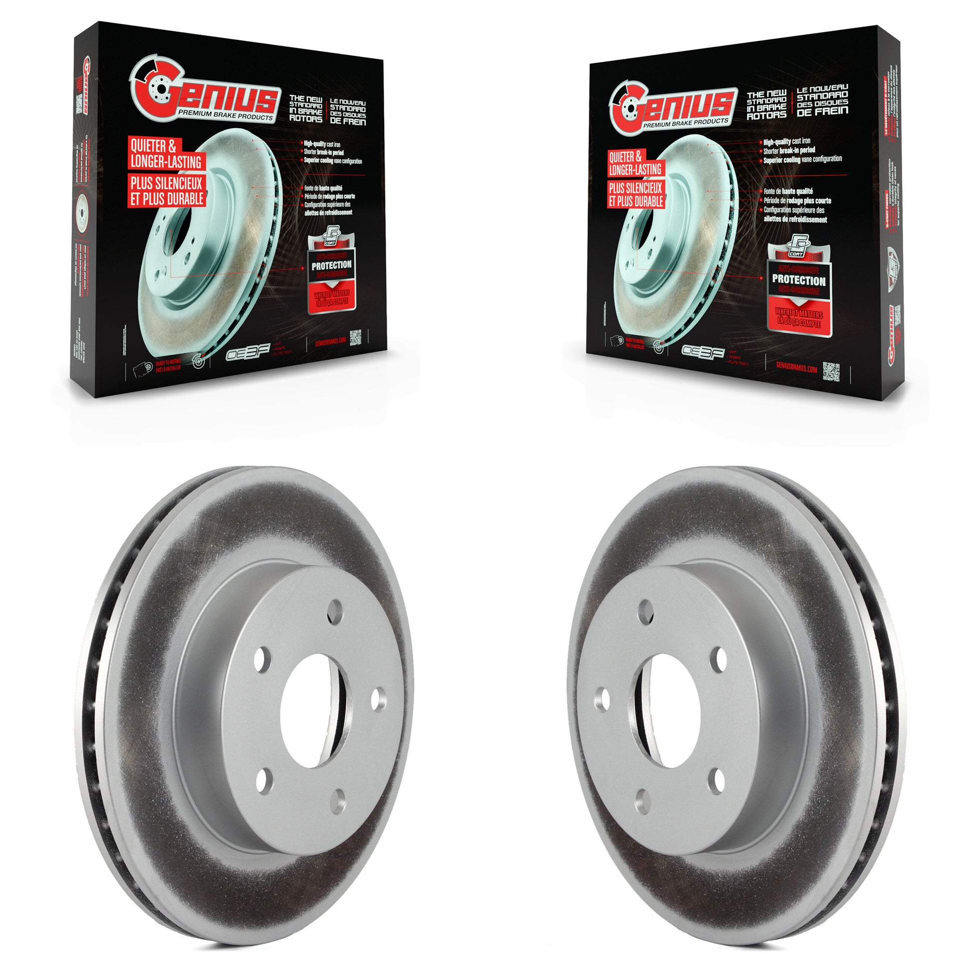 Genius KG-100115 Disc Brake Rotor for 1999-2004 Jeep Grand Cherokee - Front