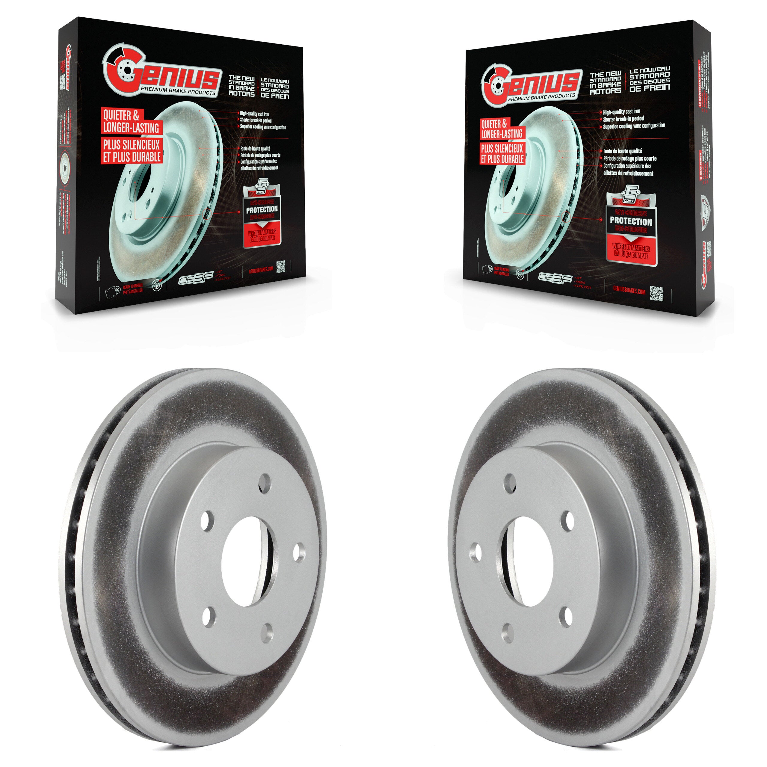 Genius KG-100115 Disc Brake Rotor for 1999-2004 Jeep Grand Cherokee - Front
