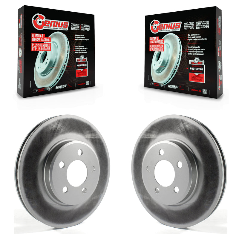 Genius KG-100127 Disc Brake Rotor for 2005-2023 Chrysler 300, Dodge Challenger and More - Front