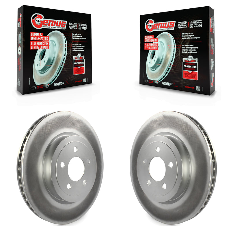 Genius KG-100128 Disc Brake Rotor for 2005-2023 Dodge Charger, Chrysler 300 and More - Front