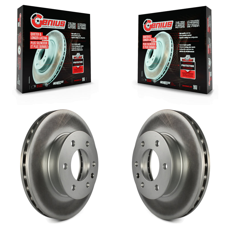 Genius KG-100137 Disc Brake Rotor for 2007-2024 Freightliner Sprinter 2500, Mercedes-Benz Sprinter 1500 and More - Front