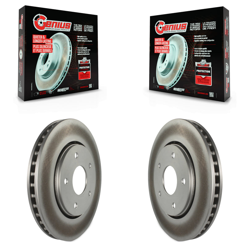 Genius KG-100138 Disc Brake Rotor for 2008-2018 Chrysler Town & Country, Dodge Grand Caravan and More - Front
