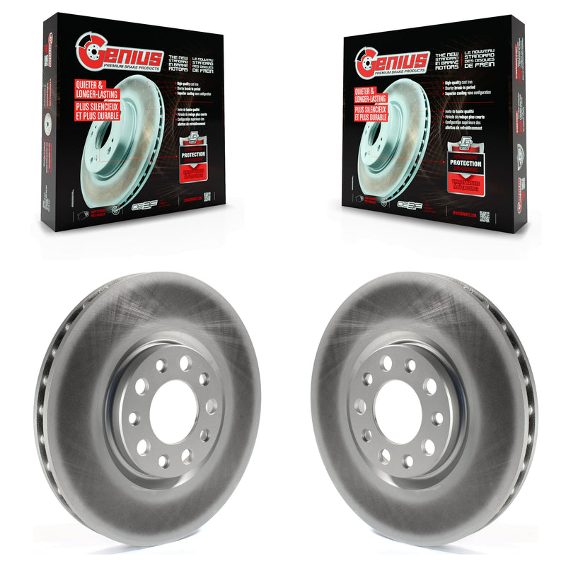 Genius KG-100146 Disc Brake Rotor for 2013-2023 Jeep Compass, Fiat 500X and More - Front