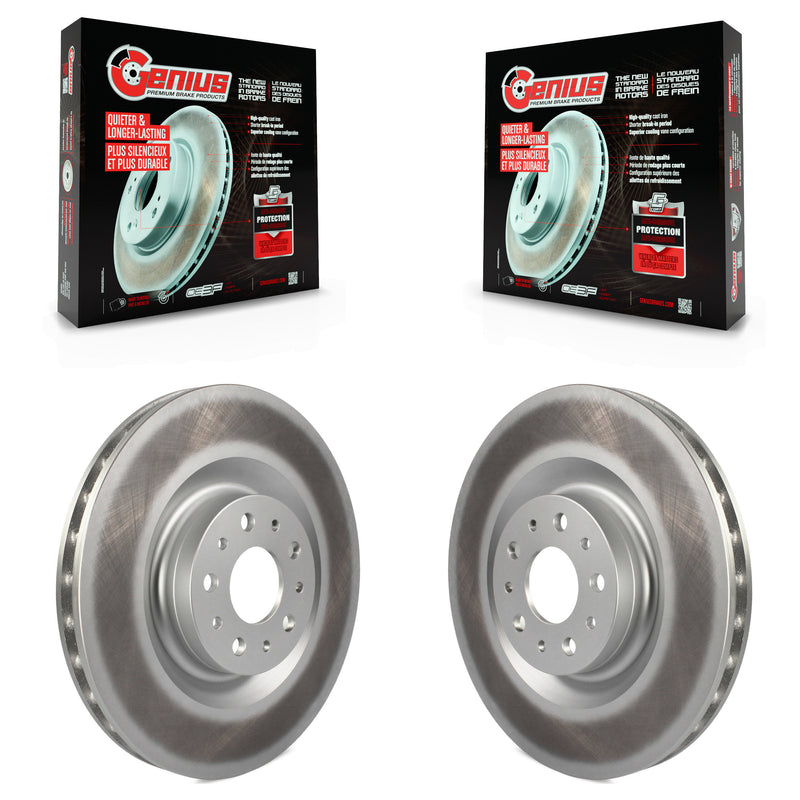 Genius KG-100148 Disc Brake Rotor for 2014-2020 Fiat 500L - Front