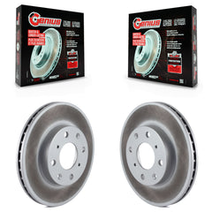 Genius KG-100152 Disc Brake Rotor for 1990-2000 Honda Civic, Honda Civic del Sol, Honda CRX - Front